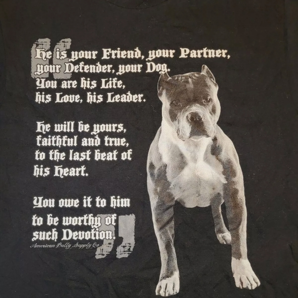 Pitbull Love Port & Company T-Shirt. Women's Size Small. Brand New Without Tags.